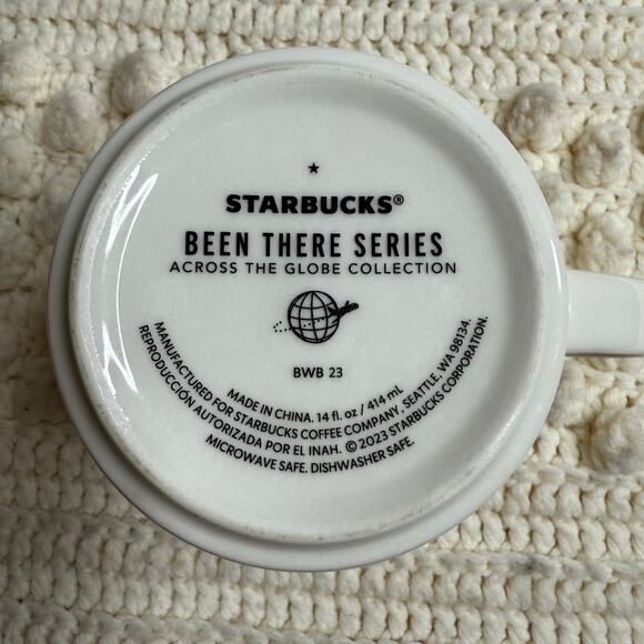 STARBUCKS COFFEE CO Been There Series Globe Collection Merida Mexico Mug Cup - Picture 8 of 10